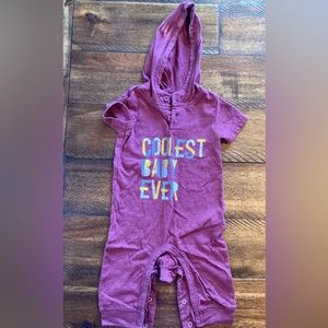 Cat & Jack Hooded Romper size 3-6 months